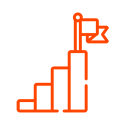 Icone do passo Definição de Objetivos
